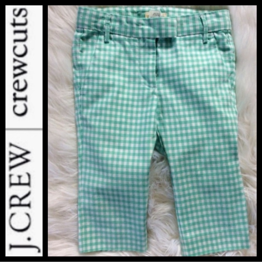 J.CREW Crewcuts Gingham Skinny Pant